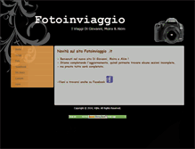 Tablet Screenshot of fotoinviaggio.it